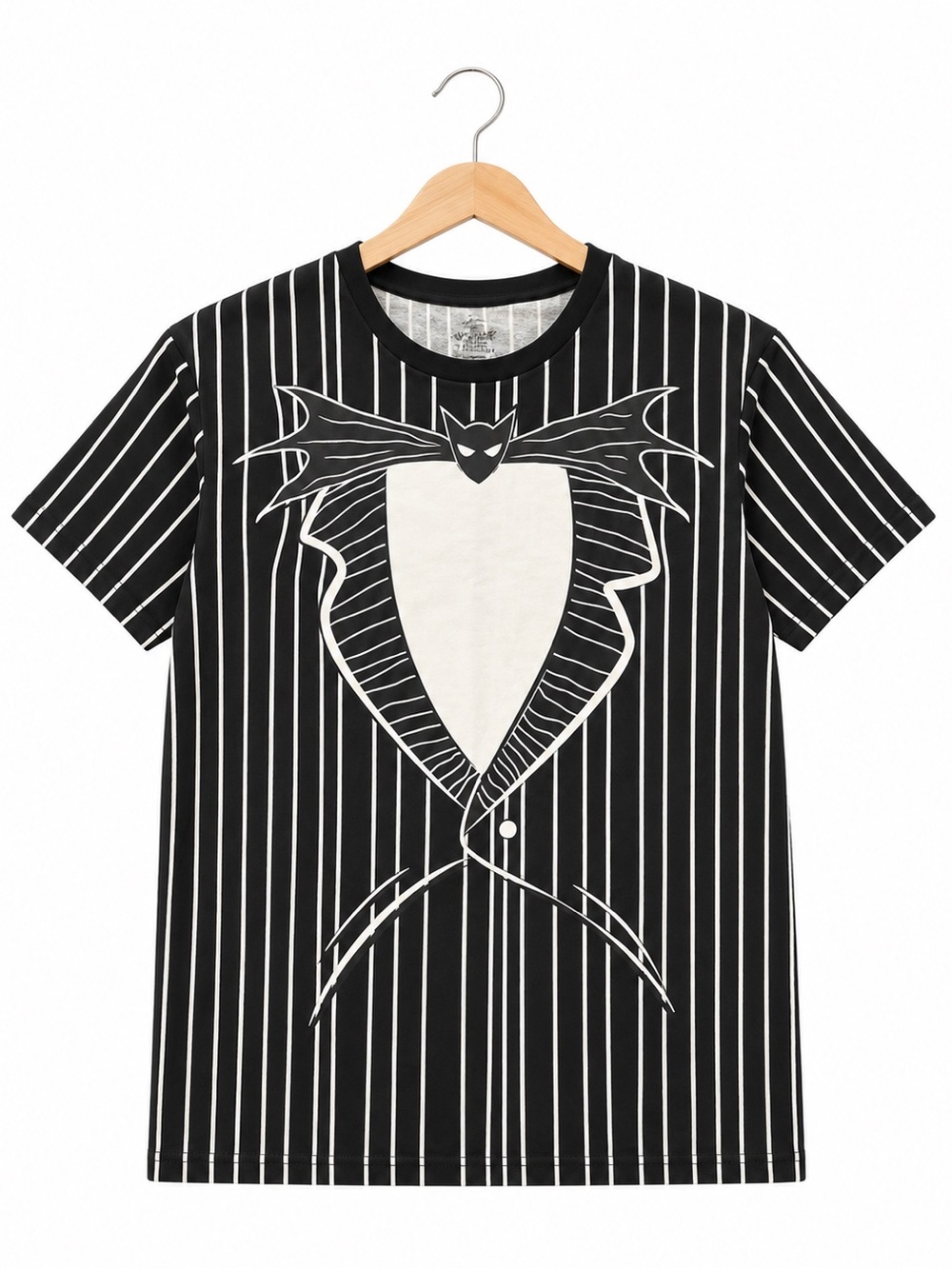 Disney Nightmare Before Christmas Jack Skellington Costume Tuxedo Tee Men's XL